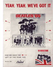 Beatles 65 promo poster